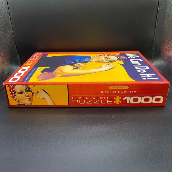 1000 Piece Puzzle Rosie The Riveter WWII Icon Empowerment Art - Free Shipping - Picture 4 of 7